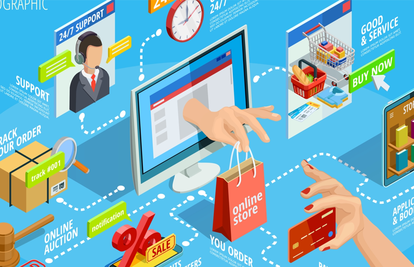 E-commerce business operations and online store management